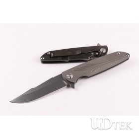 Typhoon evil titanium handle folding knife two colors UD402325 